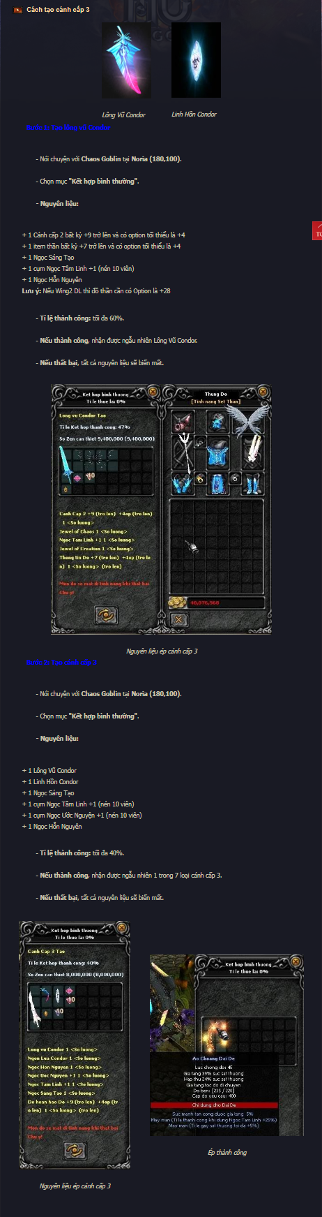 Hướng dẫn ép cánh cấp 1